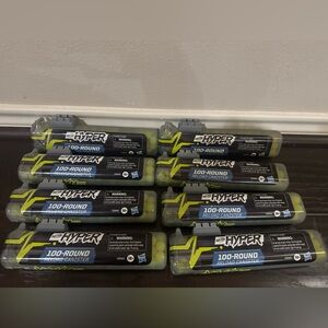8 BRAND NEW! Nerf Hyper 100-Round Canister Set! 800 total rounds!